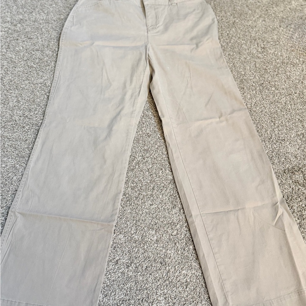 Eddie Bauer Ladies Mercer Fit Khaki Pants Sz 10